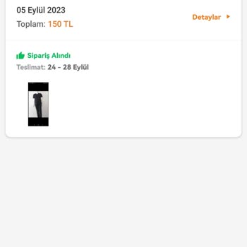 Dolap Uygulamasından Aldığım Ürünüm Gelmedi!