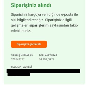 Hepsiburada'nın Haksız Sipariş İptali