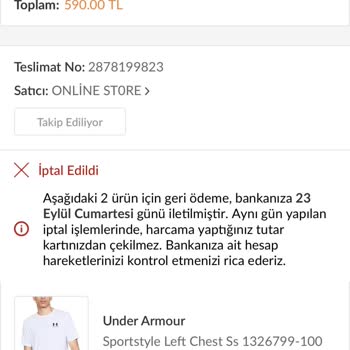 Trendyol Para İadesi Yapmıyor