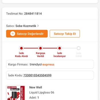 Trendyol İade İşlemlerinin Uzaması