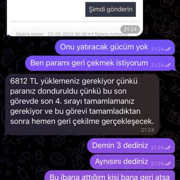 Turkordera.com Paramı Geri Vermiyorlar