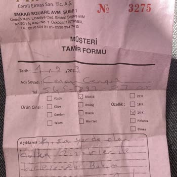 Atasay Kalitesine Yakışmayan Tamirat Dönüşü