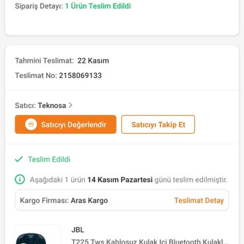 JBL Kulaklık Silikon Ayrılma Problemi