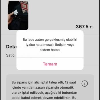 Gardrops Gardırop İadesi Yatmıyor