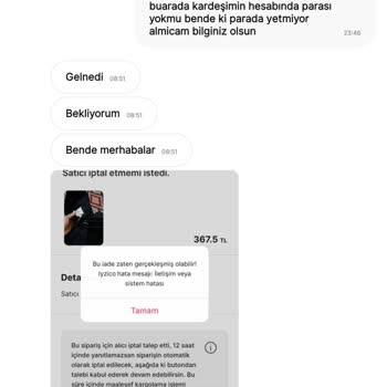 Gardrops Gardırop İadesi Yatmıyor