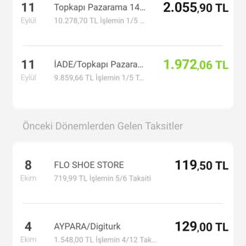 Pazarama Eksik Geri Ödeme