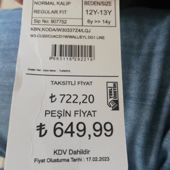 LC Waikiki Etiket Fiyatı İle Ürüne Ödediğim Fiyat Farklı...