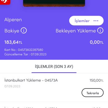 Akbank Üniversiteli Akbanklı İstanbulkart Chip Para Gelmiyor