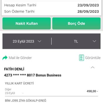 Garanti BBVA Kart Aidatı Geri Alma