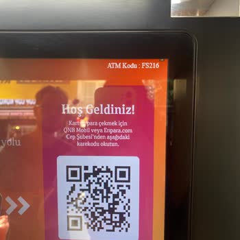 İzmir Alsancak QNB Finansbank ATM'sinde Para Yatırma Sorunu