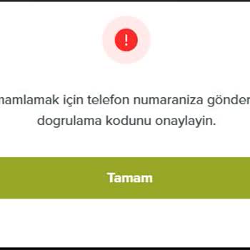 Paribu Cineverse Kayıt SMS Gelmiyor