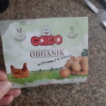 BİM Gordo Marka Organik Yumurta Bozuk Yumurta Satıyor