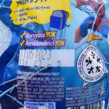 Danone Hüpper Yoğurt Şikayeti