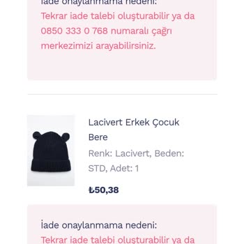 Penti Paramı Ve Ürünümü İade Etmiyor