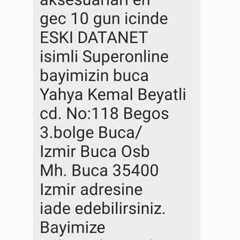 Turkcell Superonline İnternet Hizmetinden Memnun Değilim