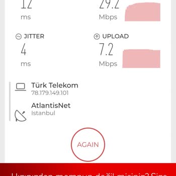 Türk Telekom Ev İnterneti Hızı