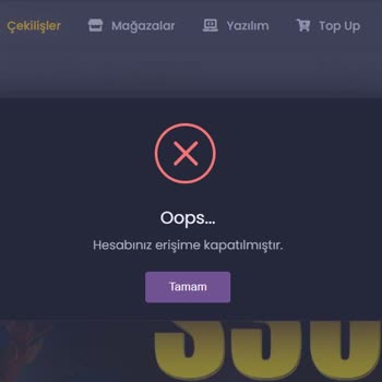 itemsatış Destek Alamam Ve Durduk Yere Hesap Kapanması