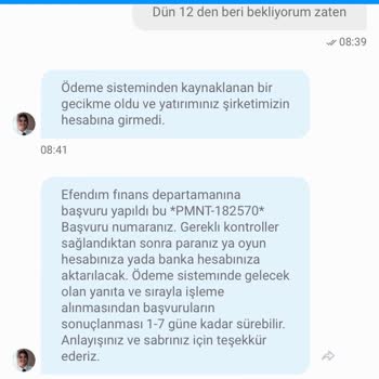 1 Win Paramı Hesabına Aktarmıyor!