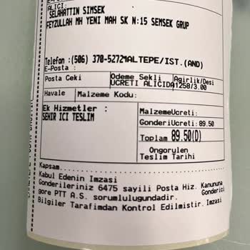 PTT Kargo Mağdur Edildim. Kargom Bir Türlü Gelmiyor