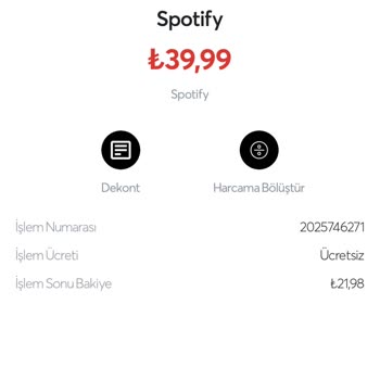 Spotify Öğrenci Hesabının Hatırlatmasını Yapmadan Direk Para Kesimi