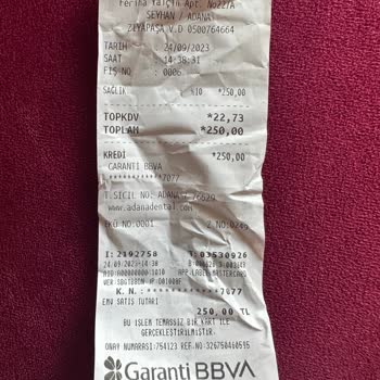 Özel Adana Dental Danışmada Ayak Üstü Muayene ve Mesleki Yetersizlik!