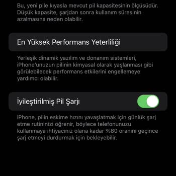 iPhone Sıfır Kapalı Kutu 11 Telefonun Pil Kapasitesinin Hızlı Düştü