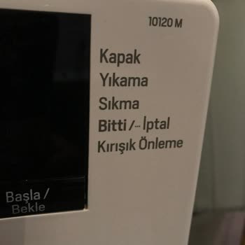Arçelik Çamaşır Makinesi Çalışmama