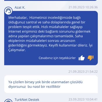 TurkNet İnternetimin Hız Düşüklüğü Ve Kopma Problemi