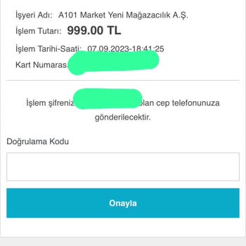 A101 Sahte İnternet Sitesi