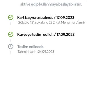 Papara Kartım Gelmedi 1 Haftadır