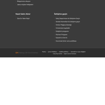 Jabra Yetkili Servise Ulaşılamama