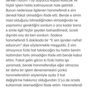 ArenaPark Vodafone Çalışanından Dolayı, Müşteri Mağduriyeti