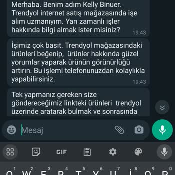 Trendyol Para Karşılığında Yorum Teklifi