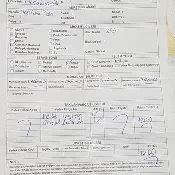 LG Servisi, Garantili Ürünü Yapmaya Gelmiyor.