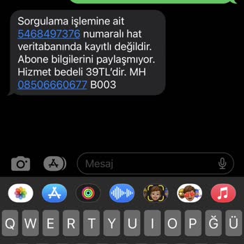 11877 Numara Sorgulama İle İlgili