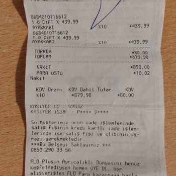 FLO Mağaza Stoğu Olmayınca İnternet Satışı İle Göndermediği Ürünler