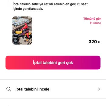 Gardrops Sipariş Verdiğim Ürün Kargolanmadı İptal De Edemiyorum