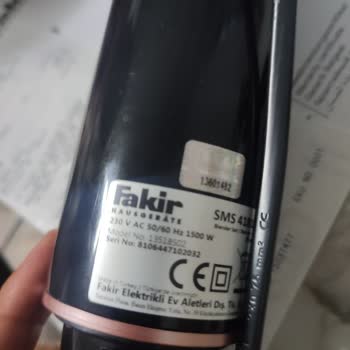 Fakir SMS 4181B Kalitesiz Malzeme Ve Mühendislik