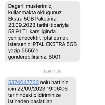 Türk Telekom Prime Taahhüt Uzatmama Talebi