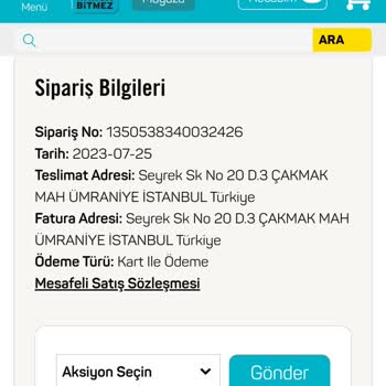 A101 2 Ay Geçti Kargo Verilmedi