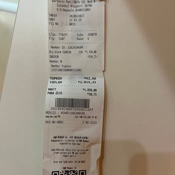 H&M Mağazası Çalışanlarının Yaptığı