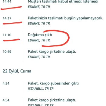 MNG Keşan Şube Kargo Gönderisi Habersiz İade Dönüyor