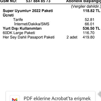 Vodafone Yurt Dışı Paket Sorunu