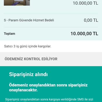 Sahibinden.com Paran Güvende Hizmeti