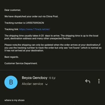 Yurtiçi Kargo Siparişim Gelmedi Onitsuka Tiger