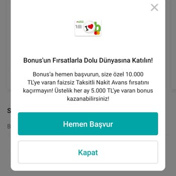 Garanti Bankası Nakit Avans Oyunu