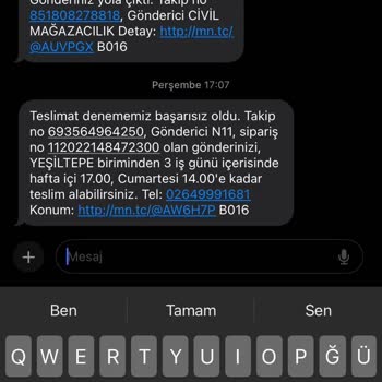 MNG Kargo Kargolarım Şubede Bekletilip Geri İade Ediliyor