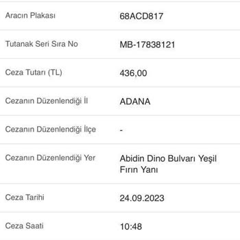 Doğal Yeşil Fırın Pasta (Adana) Yeşil Fırın Gürselpaşa'da Park Cezası Yazıldı. Bir Daha Gitmeyeceğim.