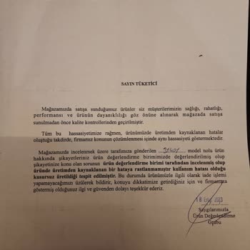 Greyder Garantili Ürünün Yapılmaması