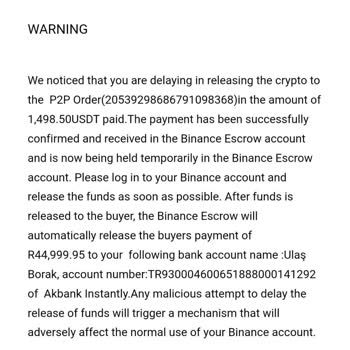 Binance Escrow Ödeme Yöntemi Var Mı